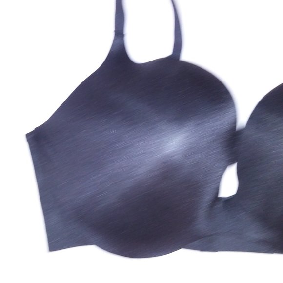 Victoria Secret Bra 38DD Push Up Solid Black Underwire New - Picture 8 of 11